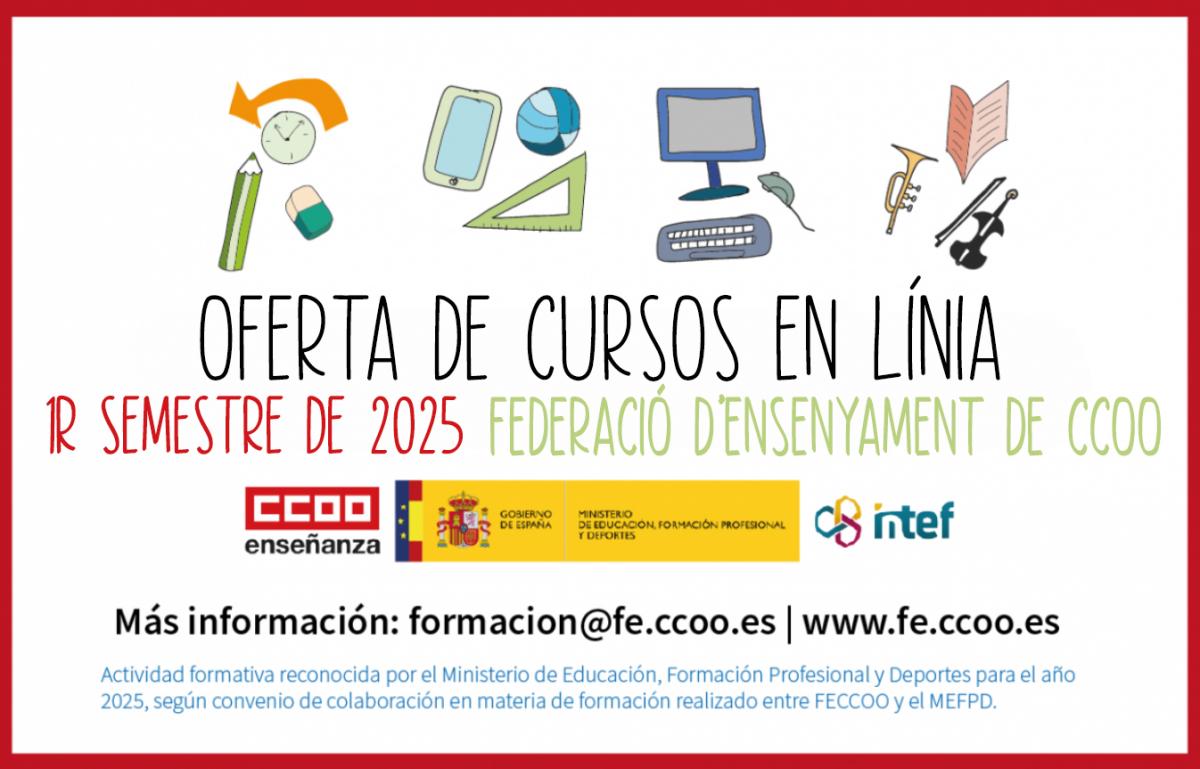 Oferta de cursos en lnia