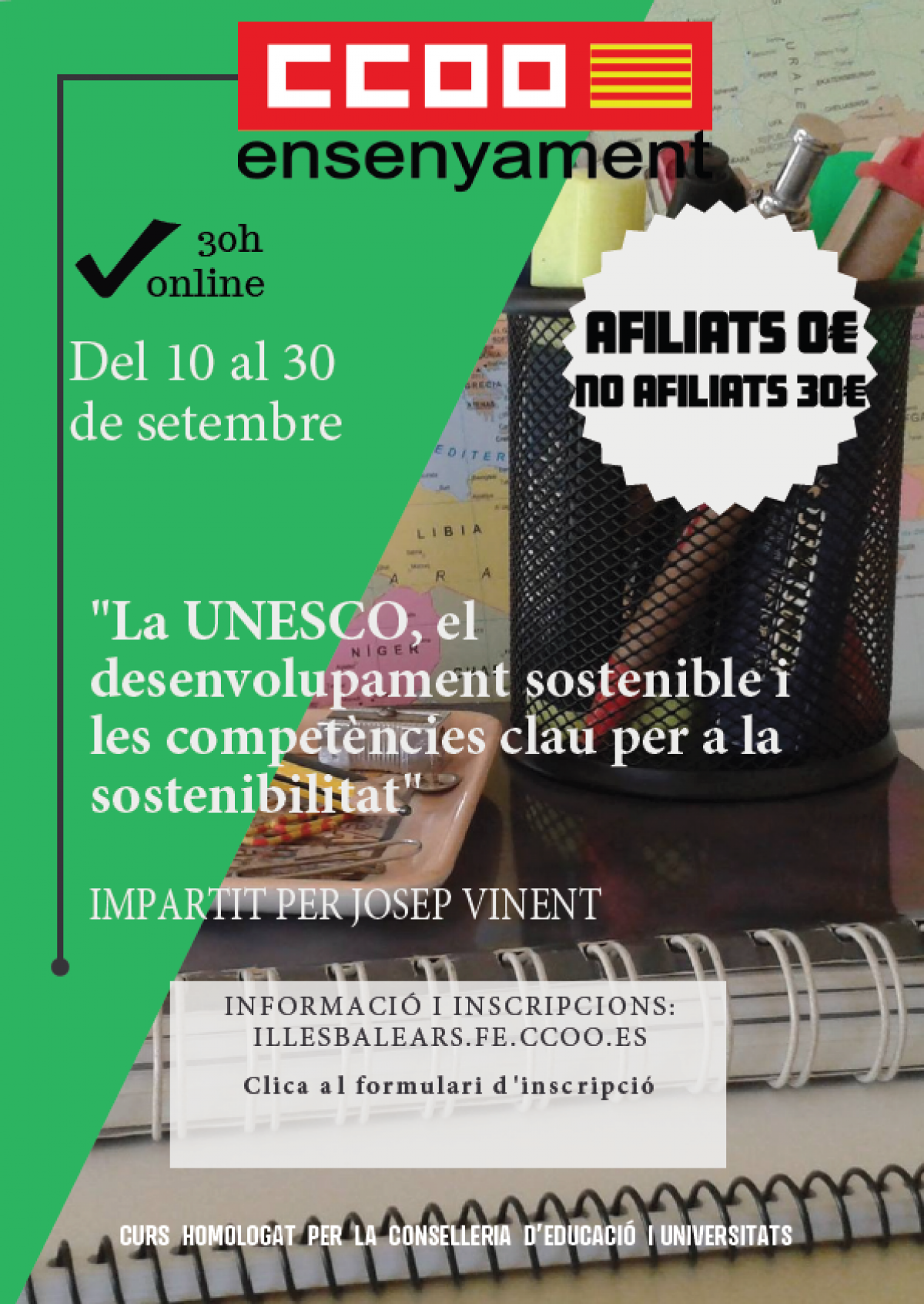 La UNESCO, el desenvolupament sostenible i les competncies clau per a la sostenibilitat.