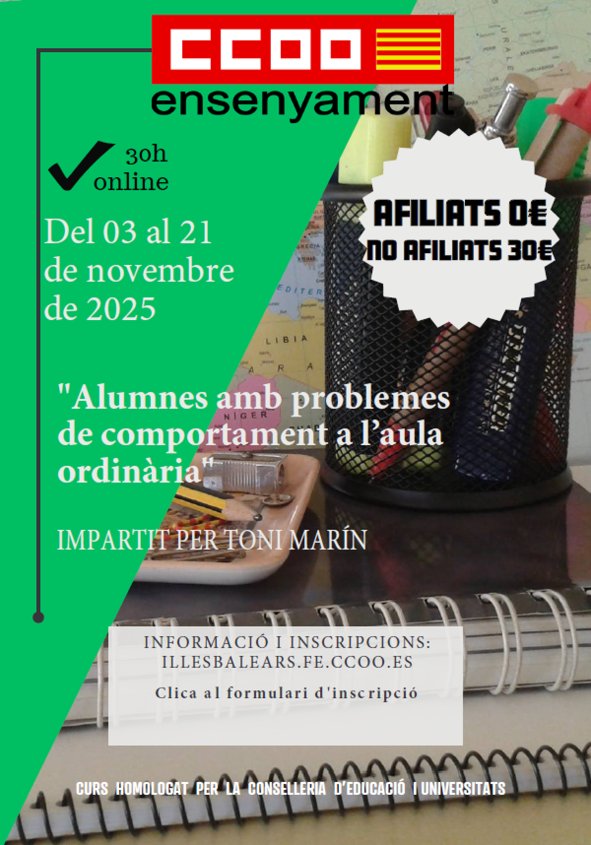 Alumnes amb problemes de comportament a l’aula ordinària.
