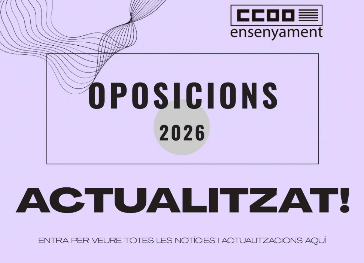 Oposicions 2026