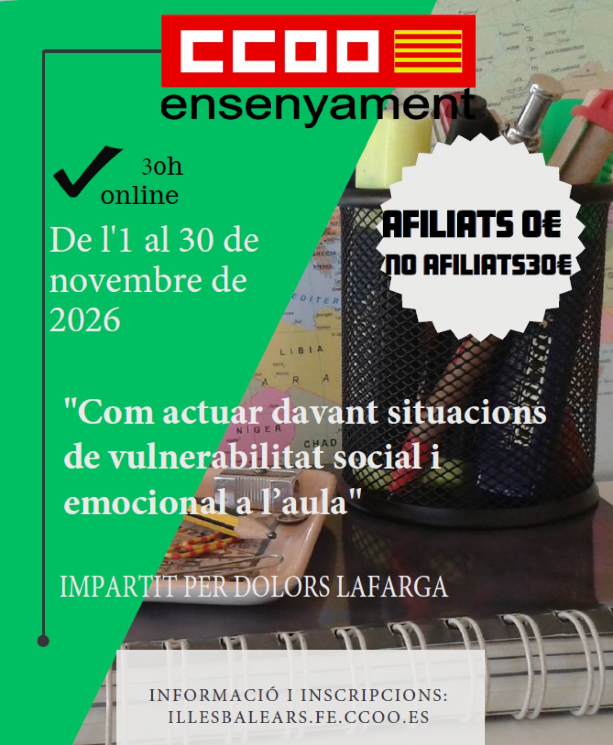 Com actuar davant situacions de vulnerabilitat social i emocional a l’aula.