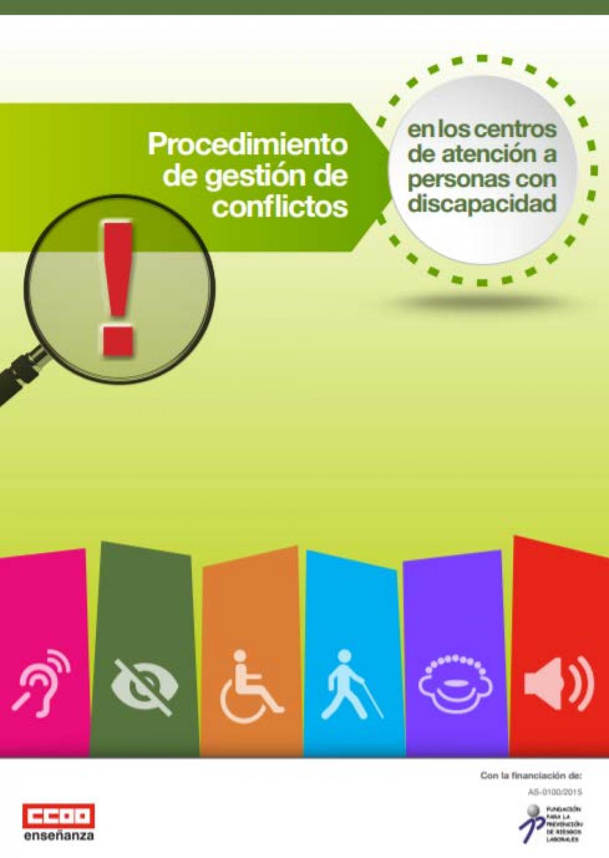 Procedimiento gestión conflictos centros discapacidad