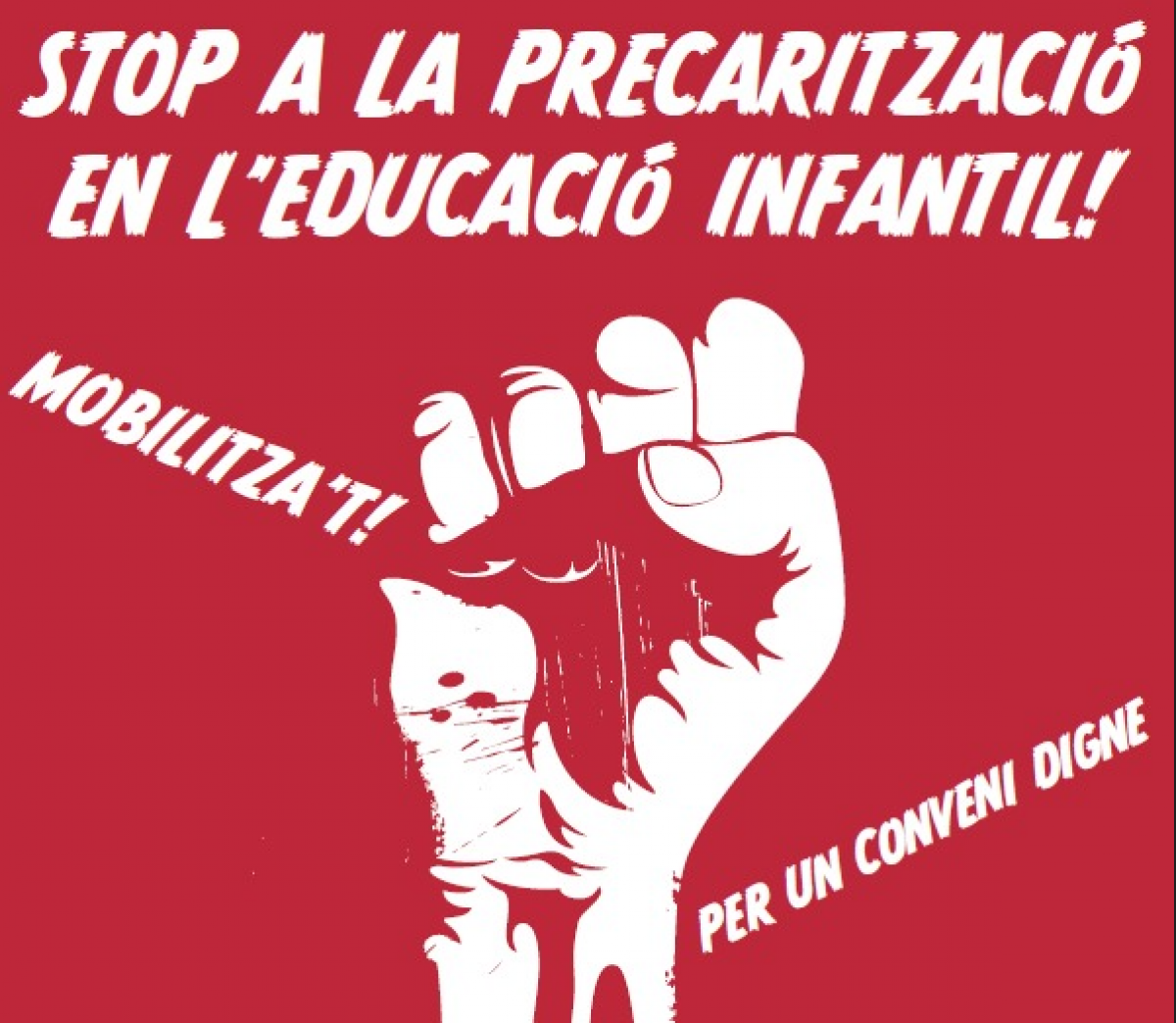 STOP a la precarització en l'educació infantil!