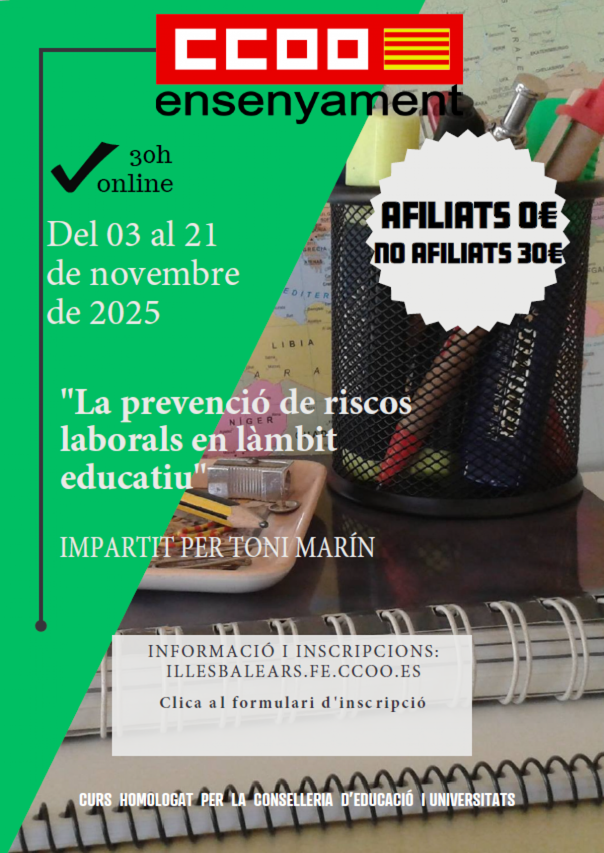 La prevenció de riscos laborals en l’àmbit educatiu