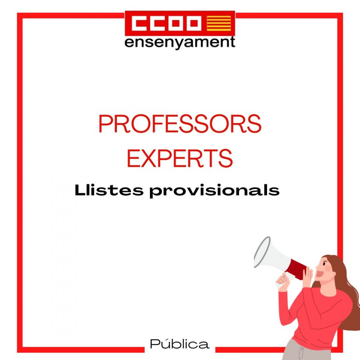 llistes provisionals