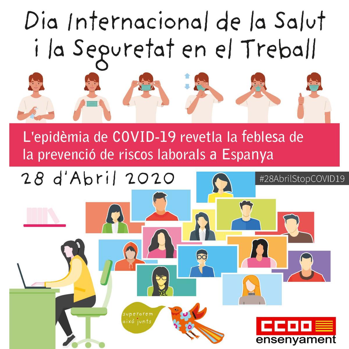 28 d'Abril 2020 Dia Internacional de la Salut i Seguretat en el Treball